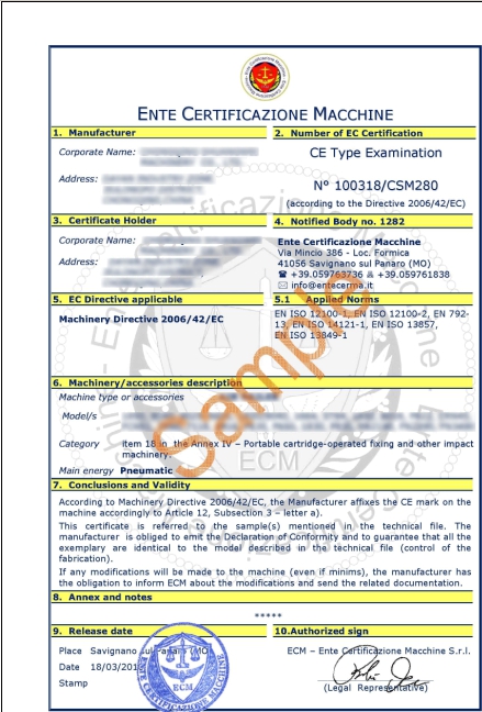 机械CE认证_危险机械CE认证